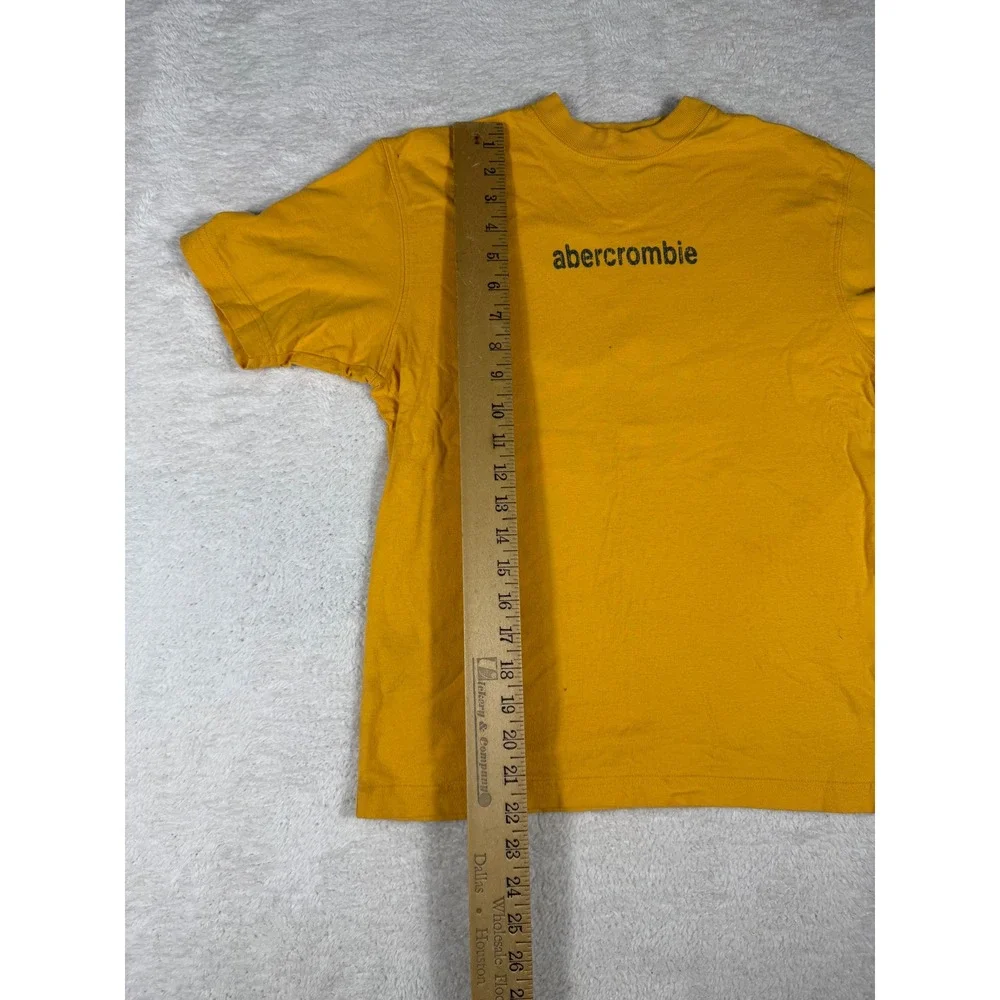 Abercrombie Graphic‎ Tee Kids Small Yellow Good Island Moped Rentals Vintage Y2K